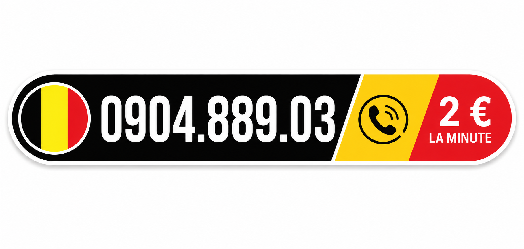 Appeler le service d’assistance au 0904.889.03